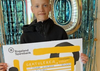 Vilmer Teig mottok prisen Ung Ryfylkehelt!